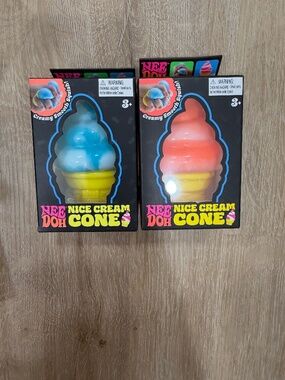 Needoh Nice Ice Cream Lot of 2